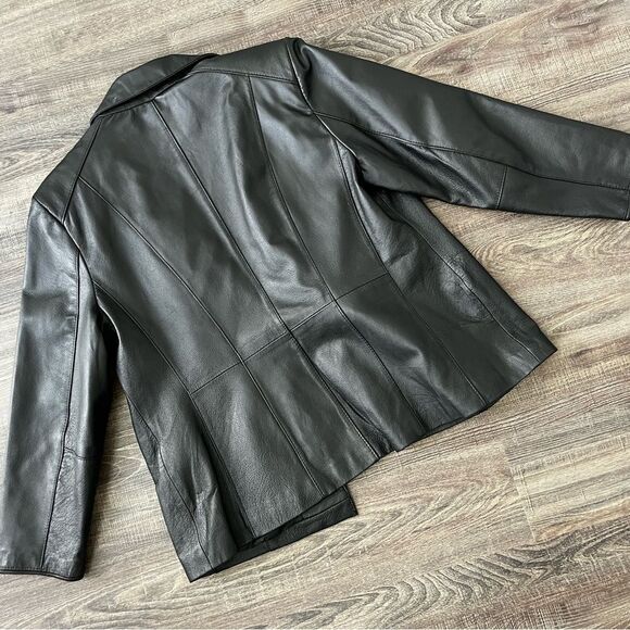 East 5th Genuine Leather Jacket Black Large - Picture 13 of 14